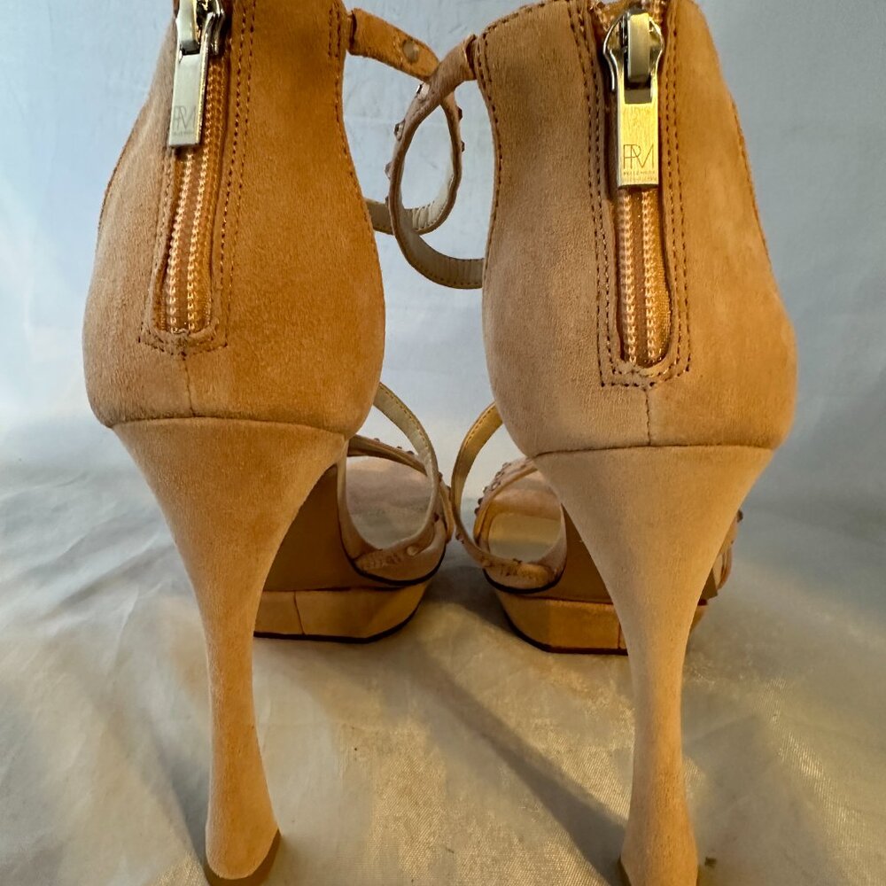 Pelle Moda Neela Platform Sandal, Blush Kid Suede Women Sizes NIB - Picture 4 of 7